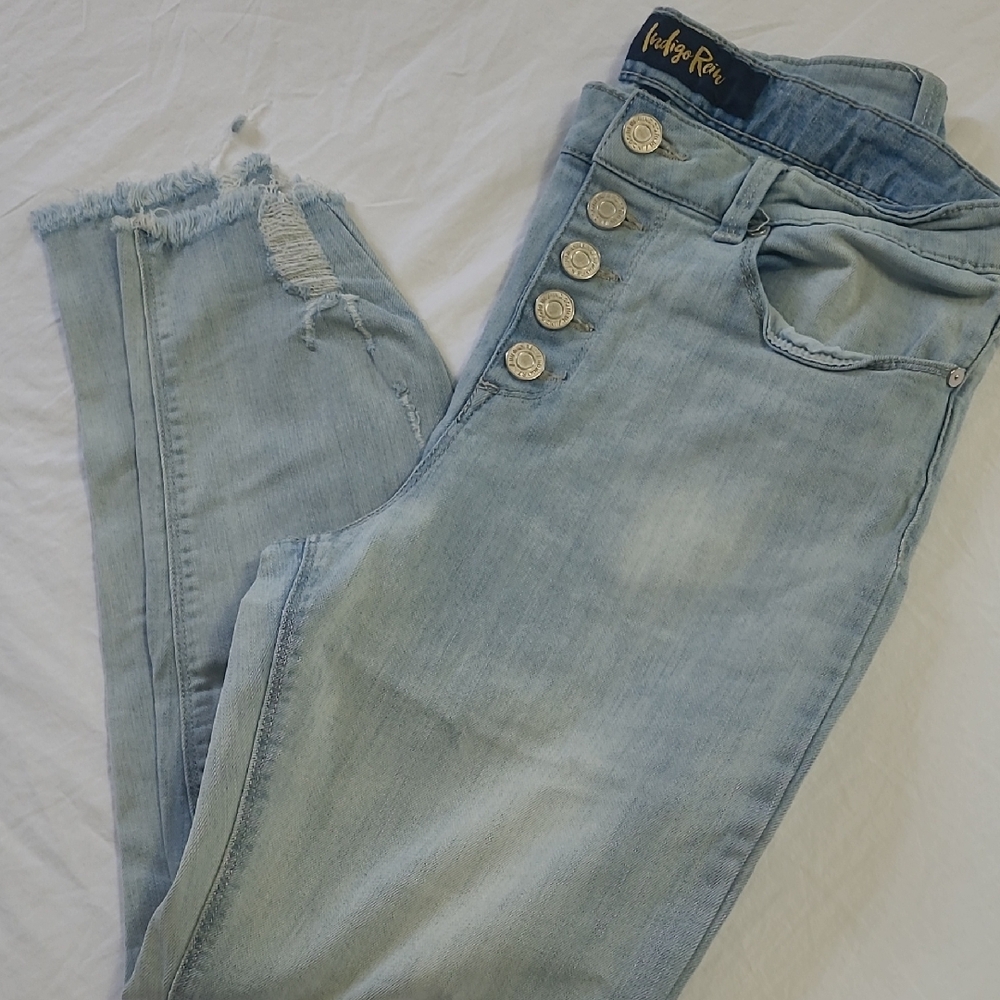 Indigo Rein Light Blue High Rise Jeans